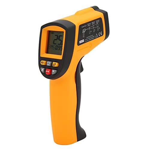 Infrarot Thermometer, Professionelles Berührungsloses -Thermometer -50°C bis 750°C, 12:1 D:S Verhältnis, Einstellbare Emissionsgrad für HVAC, Elektrik & Industrie Infrarot Thermometer, Professionelles Berührungsloses -Thermometer -50°C bis 750°C, 12:1 D:S Verhältnis, Einstellbare Emissionsgrad für HVAC, Elektrik & Industrie von Telituny