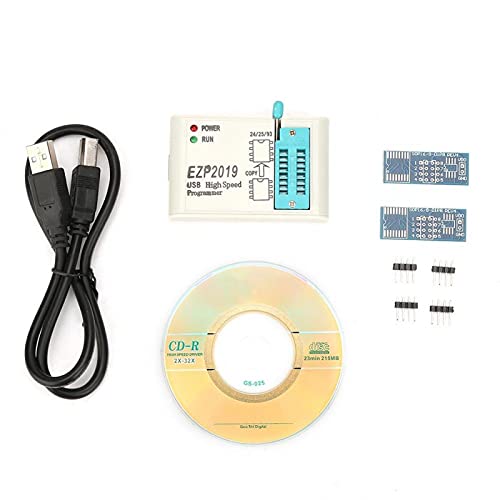 Telituny USB Programmer EZP2019 High Speed Flash Programmer for 24 25 93 bios with Off-line Copy Function for Circuit Board Memory Chip DVD Repair (#1) von Telituny