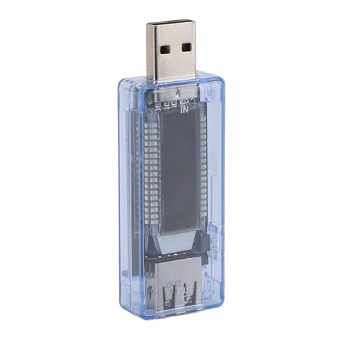 USB Tester, USB Strommessgerät, 4-20V Spannungs- und Kapazitätsmesser, 0-3A Multifunktions USB Ladegerät Tester, für Smartphone, Powerbank, Tablet, Elektronikgeräte USB Tester, USB Strommessgerät, 4-20V Spannungs- und Kapazitätsmesser, 0-3A Multifunktions USB Ladegerät Tester, für Smartphone, Powerbank, Tablet, Elektronikgeräte von Telituny