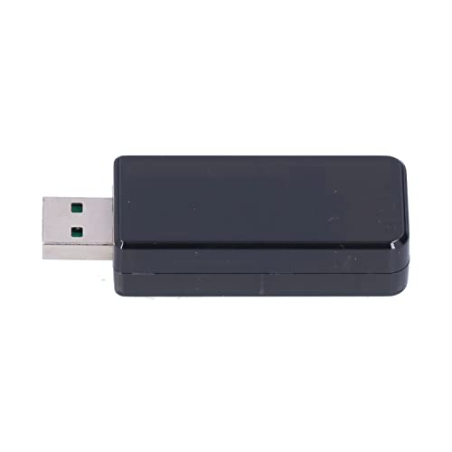 bluetooths USB Tester, 3,8-32V Leistungsmesser mit LCD Display, QC/PD Schnelllade-Detektor, Spannungsstrom Monitor für Powerbanks, androids iOS PC (Schwarz) von Telituny
