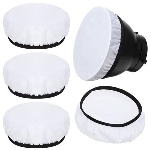 4 Stück Fotografie Diffusor Socke 18 cm Universal Diffusor Aufsatz Weiß Weiche Reflektor Licht Socken Diffuser Aufsatz Lampenabdeckung Diffuser Abdeckungstuch für Ringlicht Blitzlicht 4 Stück Fotografie Diffusor Socke 18 cm Universal Diffusor Aufsatz Weiß Weiche Reflektor Licht Socken Diffuser Aufsatz Lampenabdeckung Diffuser Abdeckungstuch für Ringlicht Blitzlicht von Telooco