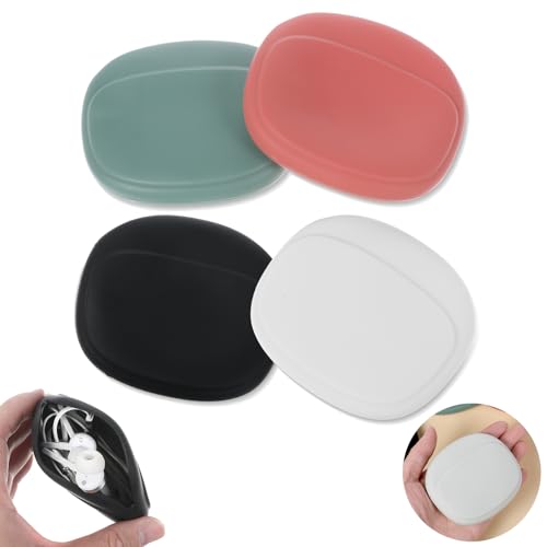 4 Stück Mini Tasche Silikon Aufbewahrungstasche Klein Tragbare Kopfhörer Tasche Ohrstöpsel Kabelbox Organizer 4-in-1 Silikon Aufbewahrungsbox Kleine Silikontasche für Kopfhörer USB Kabel 4 Stück Mini Tasche Silikon Aufbewahrungstasche Klein Tragbare Kopfhörer Tasche Ohrstöpsel Kabelbox Organizer 4-in-1 Silikon Aufbewahrungsbox Kleine Silikontasche für Kopfhörer USB Kabel von Telooco