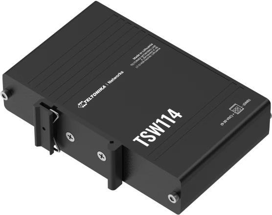 TELTONIKA TSW114 Gigabit Switch mit DIN Rail (TSW114000000) von Teltonika