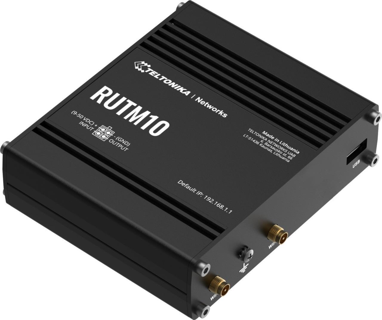 Teltonika Industrie Wired WiFi Router für professionelle Anwendungen, Digitale I/Os RUTM Router (RUTM10) von Teltonika