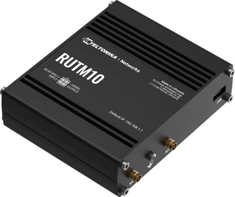 Teltonika Industrie Wired WiFi Router für professionelle Anwendungen, Digitale I/Os RUTM Router (RUTM10) von Teltonika