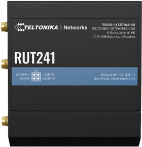 Teltonika Industrieller kompakter 4G/LTE & WLAN Router, mit Ethernet & I/O LTE / 3G Router (RUT241010000) von Teltonika