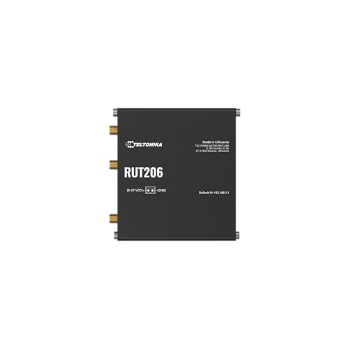Teltonika RUT206 4G LTE Cat 4, 2G, 2G Router, Dual-SIM, WLAN, RS232 & RS485 serielle Schnittstelle, aktives und passives PoE Teltonika RUT206 4G LTE Cat 4, 2G, 2G Router, Dual-SIM, WLAN, RS232 & RS485 serielle Schnittstelle, aktives und passives PoE von Teltonika