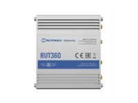 Teltonika RUT360, Router für Mobilfunknetz, Silber, Aluminium, LAN, Geschwindigkeit, WLAN, 10,100 Mbit/s, IEEE 802.3, IEEE 802.3u von Teltonika