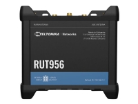 Teltonika RUT956, Router für Mobilfunknetz, Schwarz, Aluminium, Kunststoff, DIN-Schiene, Industriell, Schnelles Ethernet von Teltonika