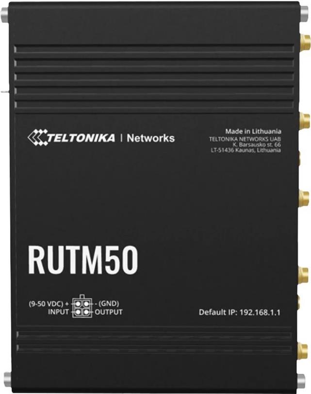 Teltonika RUTM50 - - Wireless Router - 4-Port-Switch (RUTM50000000) von Teltonika
