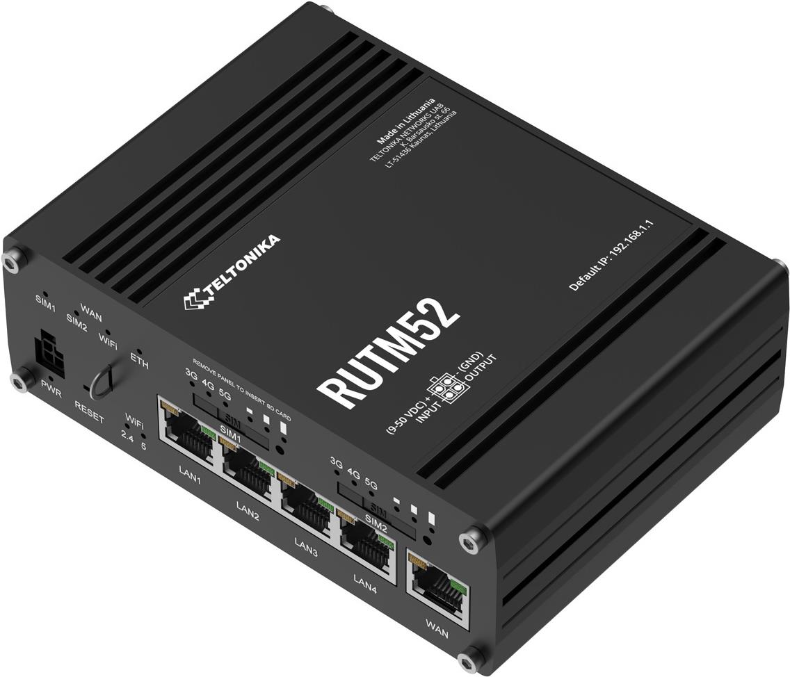 Teltonika RUTM52 5G Router (RUTM52100000) von Teltonika