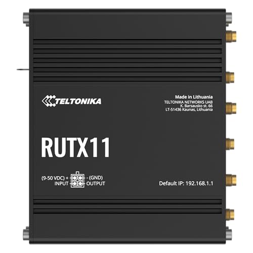 Teltonika RUTX11000000 WLAN Router Integriertes Modem: LTE 300MBit/s von Teltonika