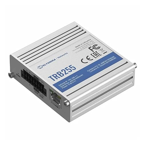 Teltonika TRB255 Industrial M2M LTE CAT-M1 TRB255000000, SNMP, W125727570 (CAT-M1 TRB255000000, SNMP, TCP, UDP, IPv4, IPv6, ICMP, NTP, DNS, HTTP, HTTPS, FTP, SMTP, SSL v3, TLS, ARP,) Teltonika TRB255 Industrial M2M LTE CAT-M1 TRB255000000, SNMP, W125727570 (CAT-M1 TRB255000000, SNMP, TCP, UDP, IPv4, IPv6, ICMP, NTP, DNS, HTTP, HTTPS, FTP, SMTP, SSL v3, TLS, ARP,) von Teltonika