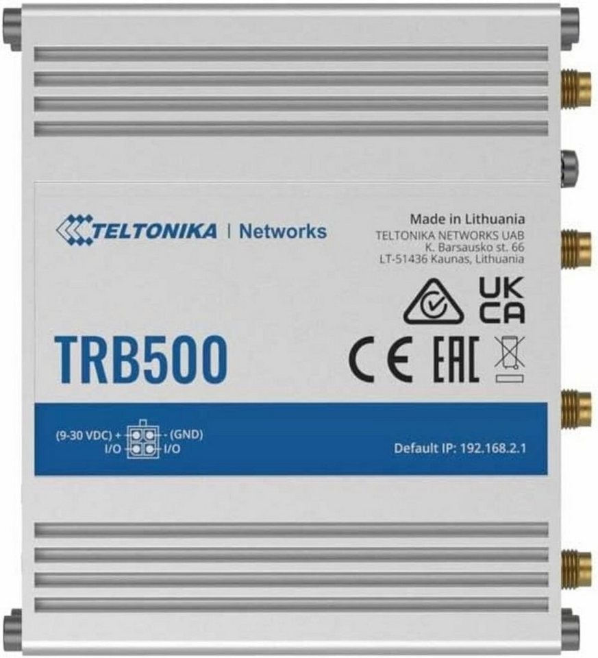 Teltonika TRB500 - Wireless Router - WWAN - GigE, DNP3 4G/LTE-Router Teltonika TRB500 - Wireless Router - WWAN - GigE, DNP3 4G/LTE-Router von Teltonika
