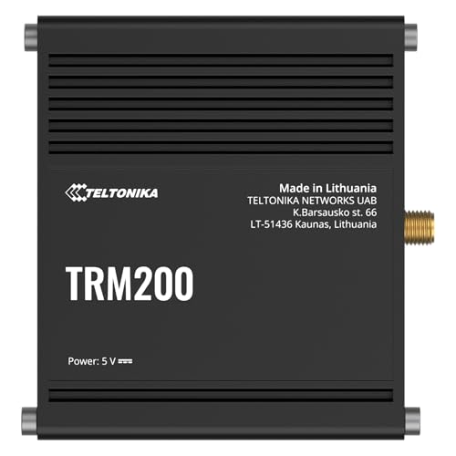 Teltonika TRM200 4G Cat 4 Industriemodem, 3G, 2G, Micro-USB, kompakte Größe und langlebiges Design Teltonika TRM200 4G Cat 4 Industriemodem, 3G, 2G, Micro-USB, kompakte Größe und langlebiges Design von Teltonika