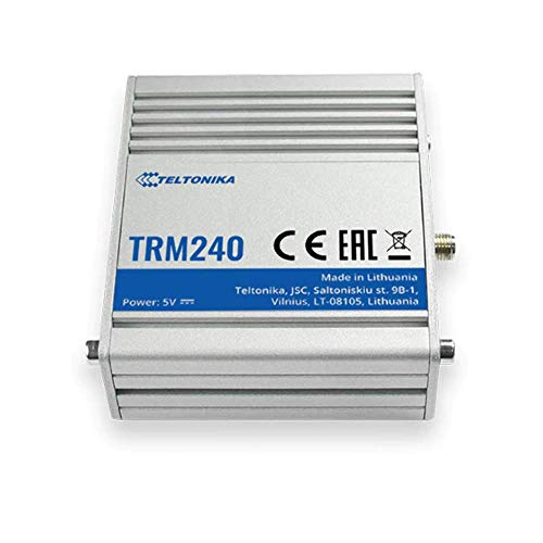 Teltonika TRM240, Industrial Grade Cellular LTE Cat 1 Modem with, TRM240000000 (Cellular LTE Cat 1 Modem with Rugged Aluminium housing LTE Industrial Remote Board with USB Interface and) von Teltonika