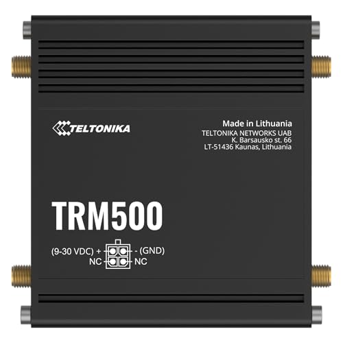 Teltonika TRM500 5G Industriemodem, 4G Cat 19, 2G, USB Typ-C, kompakte Größe und langlebiges Design von Teltonika