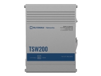 Teltonika TSW200 - Switch - nicht verwaltet - 8 x 10/100/1000 (PoE) + 2 x SFP - Desktop - PoE (240 W) - Gleichstrom von Teltonika