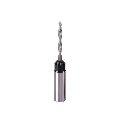 Temhyu 10 mm Schaft TCT Durchgangslochbohrer Holzbohrer CNC-Fräser Lochherstellung Bohren 70 mm Länge(3.0x70L TCT) von Temhyu