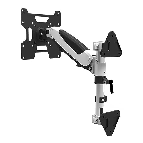 TV Monitor Wandhalterung for 17- Bis 43 Zoll Bildschirme, Gasfederarm Wandhalterung, Höhenverstellbarer, Gelenkiger Einzel-Wandständer, Passend for 3 VESA-Montagegrößen, Tragfähigkeit 33lbs TV Monitor Wandhalterung for 17- Bis 43 Zoll Bildschirme, Gasfederarm Wandhalterung, Höhenverstellbarer, Gelenkiger Einzel-Wandständer, Passend for 3 VESA-Montagegrößen, Tragfähigkeit 33lbs von TemkIN