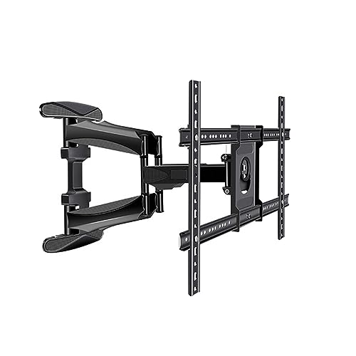 Vollbewegliche TV-Wandhalterung for Die Meisten 40-75-Zoll-Flach und Gebogenen Fernseher, Tragfähigkeit 45kg, Flache TV-Verlängerungshalterung, Max VESA 600 X 400mm von TemkIN