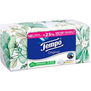 Tempo Taschentücherbox Original, 100 Tücher von Tempo