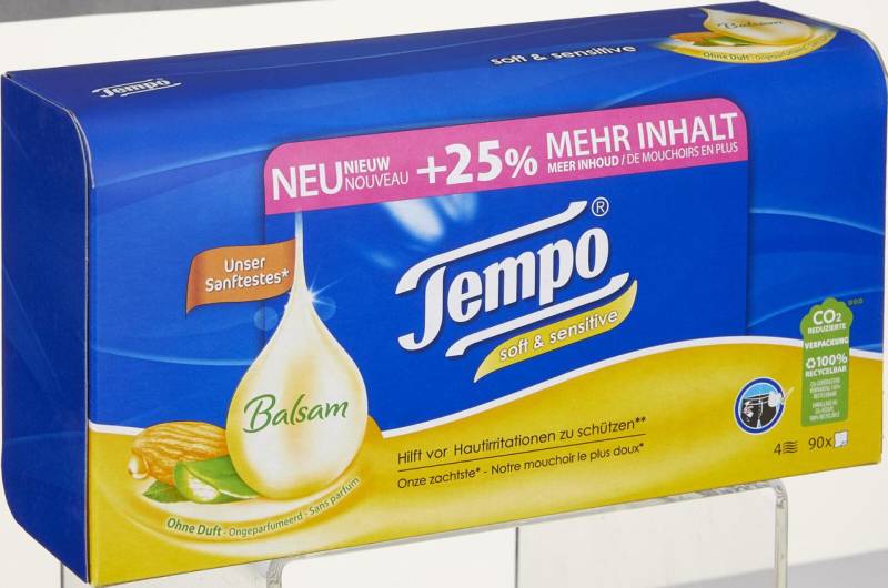 Tempo Taschentücherbox 4-lagig von Tempo