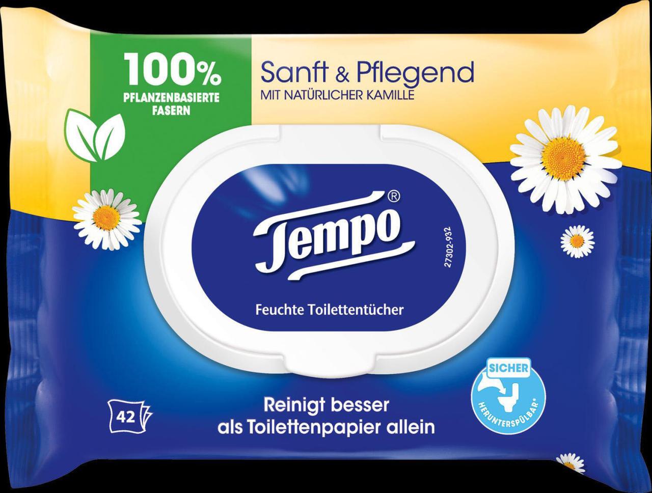 Tempo Feuchtes Toilettenpapier Kamille 1-lagig Tempo Feuchtes Toilettenpapier Kamille 1-lagig von Tempo