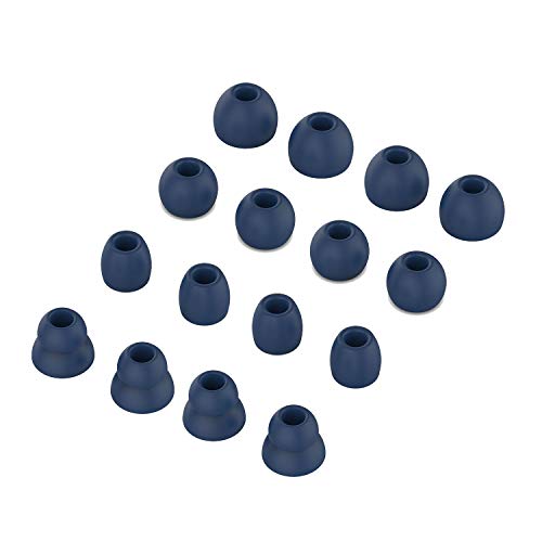 Tencloud Ohrstöpsel kompatibel mit Powerbeats Pro Kopfhörer, -In-Ear-Ohrhörer, weiche Silikonkissen, 8 Paar, 4 GröÃŸen, für Powerbeats Pro/Powerbeats 3 Kopfhörer (blau) von TenCloud