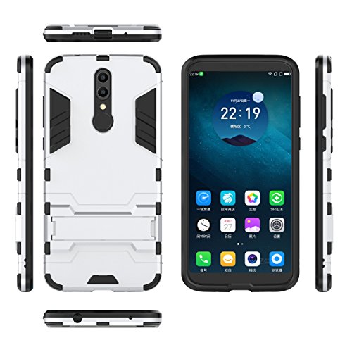 360 N6 Pro Hülle, TenYll TPU & PC Hybrid Armor Case Abnehmbare 2 in 1 robuste Doppelhülle, integrierter Kickstand, Schutzhülle für 360 N6 Pro, weiß, 360 N6 Pro von TenYll