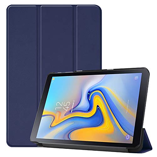 TenYll Samsung Galaxy Tab Advanced2 Hülle Samsung Galaxy Tab Advanced2 SCHutzhülle [Ultra SCHlank] [leiCHt] PU-Leather Tasche Case,mit Standfunction,für Samsung Galaxy Tab Advanced2 -Dunkel blau von TenYll