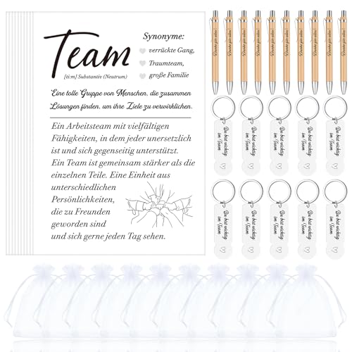 Tenare 10 Geschenksets für Kollegen Enthält 10 Teamkarten 10 Einkaufswagenchips du Bist Wichtig im Team 10 Holzkugelschreiber 10 Organza Beutel Dankeschön Geschenke für Kollegen, Mitarbeiter, Büro Tenare 10 Geschenksets für Kollegen Enthält 10 Teamkarten 10 Einkaufswagenchips du Bist Wichtig im Team 10 Holzkugelschreiber 10 Organza Beutel Dankeschön Geschenke für Kollegen, Mitarbeiter, Büro von Tenare