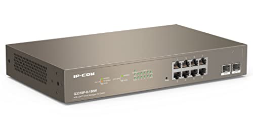 IP-COM Switch PoE Cloud Managed 8GE+2SFP 150W - G3310P-8-150W von Tenda