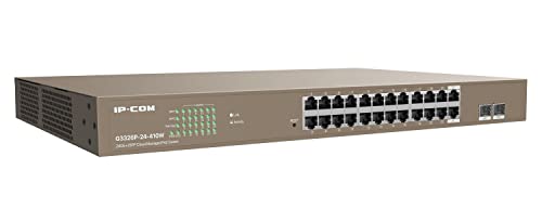 Switch 24P Tenda/ipcom 1000 G3326P POE410W+2SFP L2 von Tenda