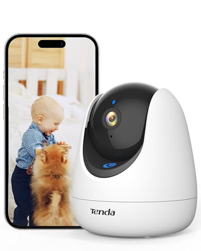 Tenda CP3 Pro V1.1 Überwachungskamera Innen, 2K WLAN Indoor Kamera mit 2-Wege-Audio, 360°drehbar, Nachtsicht, Personenverfolgung, Anrufe mit einem klick, Alarms & Push-Nachricht, Haustierkamera Alexa Tenda CP3 Pro V1.1 Überwachungskamera Innen, 2K WLAN Indoor Kamera mit 2-Wege-Audio, 360°drehbar, Nachtsicht, Personenverfolgung, Anrufe mit einem klick, Alarms & Push-Nachricht, Haustierkamera Alexa von Tenda