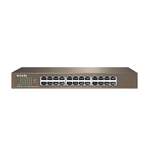 Tenda IMTEG1024D 24-Port Gigabit ungemanaged 24-Port 10/100/1000 Mbps Ethernet Switch von Tenda