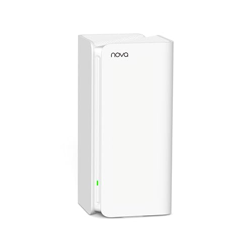 Tenda Nova MX15-Pro Mesh WLAN WiFi 6 System-AX5400 Dualband WLAN Mesh WiFi 6 System, empfohlen für Häuser mit 2-4 Schlafzimmern, 3*Gigabit Port–Ersetzt Router & Repeater–Kompatibel Mit Alexa, 1Pack Tenda Nova MX15-Pro Mesh WLAN WiFi 6 System-AX5400 Dualband WLAN Mesh WiFi 6 System, empfohlen für Häuser mit 2-4 Schlafzimmern, 3*Gigabit Port–Ersetzt Router & Repeater–Kompatibel Mit Alexa, 1Pack von Tenda