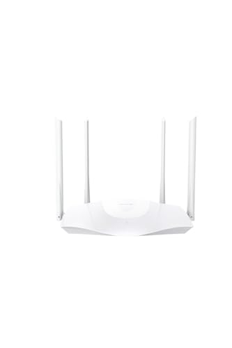 Tenda RX3 Wi-Fi 6 WLAN Router, 1202 Mbit/s 5 GHz, 574 Mbit/s 2,4 GHz, AX1800 Dual Band, Quad-Core, 1 Gigabit WAN Port, 3 Gigabit LAN Ports, Access Point Modus, APP Steuerung [Exklusiv bei Amazon] von Tenda