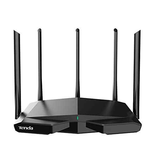 Tenda TX27 Pro WLAN-Router Gigabit Ethernet Tri-Band (2,4 GHz/5 GHz/6 GHz) Schwarz (TX27 Pro) Marke von Tenda