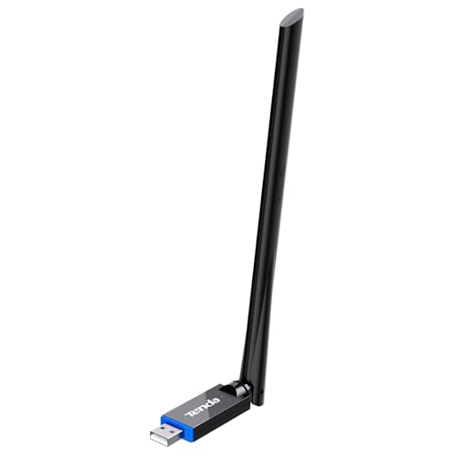 Tenda U11 Pro WiFi 6 WLAN Stick - Dual-Band AX900 WLAN Stick für PC, Externe 6dBi Hochleistungsantenne, AP-Modus, MU-MIMO, WPA2, Kompatibel mit Windows7/10/11/Linux, USB 2.0 Tenda U11 Pro WiFi 6 WLAN Stick - Dual-Band AX900 WLAN Stick für PC, Externe 6dBi Hochleistungsantenne, AP-Modus, MU-MIMO, WPA2, Kompatibel mit Windows7/10/11/Linux, USB 2.0 von Tenda