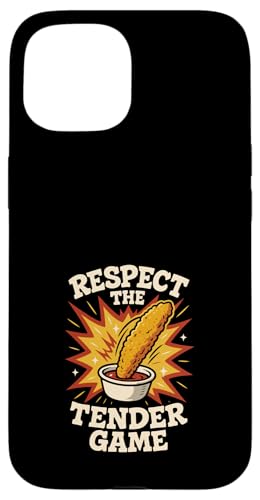 Lustiges Huhn Tender Food Humor Picky Eater No Sauce Gamer Hülle für iPhone 15 von Tender Snack Meme Identity Vibes Chicken Only Diet