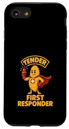 Lustiges Huhn Tender Food Humor Picky Eater No Sauce Gamer Hülle für iPhone SE (2020) / 7 / 8 von Tender Snack Meme Identity Vibes Chicken Only Diet