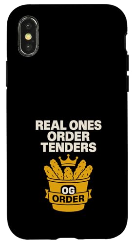Lustiges Huhn Tender Food Humor Picky Eater No Sauce Gamer Hülle für iPhone X/XS Lustiges Huhn Tender Food Humor Picky Eater No Sauce Gamer Hülle für iPhone X/XS von Tender Snack Meme Identity Vibes Chicken Only Diet