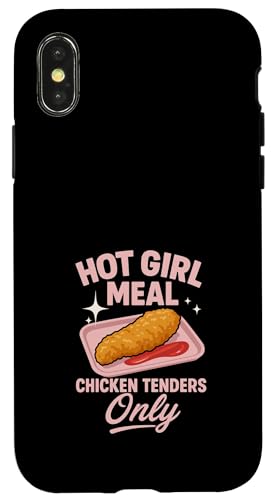 Lustiges Huhn Tender Food Humor Picky Eater No Sauce Gamer Hülle für iPhone X/XS Lustiges Huhn Tender Food Humor Picky Eater No Sauce Gamer Hülle für iPhone X/XS von Tender Snack Meme Identity Vibes Chicken Only Diet