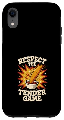 Lustiges Huhn Tender Food Humor Picky Eater No Sauce Gamer Hülle für iPhone XR Lustiges Huhn Tender Food Humor Picky Eater No Sauce Gamer Hülle für iPhone XR von Tender Snack Meme Identity Vibes Chicken Only Diet