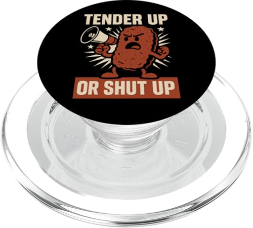 Lustiges Huhn Tender Food Humor Picky Eater No Sauce Gamer PopSockets PopGrip für MagSafe von Tender Snack Meme Identity Vibes Chicken Only Diet