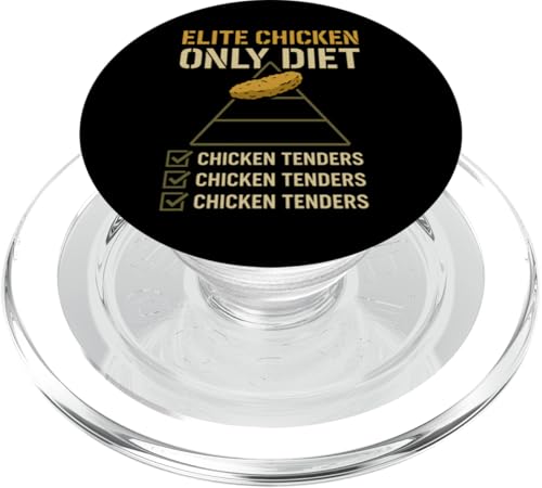 Lustiges Huhn Tender Food Humor Picky Eater No Sauce Gamer PopSockets PopGrip für MagSafe Lustiges Huhn Tender Food Humor Picky Eater No Sauce Gamer PopSockets PopGrip für MagSafe von Tender Snack Meme Identity Vibes Chicken Only Diet