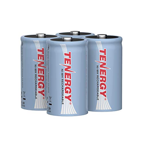 Tenergy 10.000 mAh NiMH D Akku, wiederaufladbarer Akku mit hoher Kapazität, D-Zellen-Batterien für Taschenlampe, 4er-Pack – UL-zertifiziert Tenergy 10.000 mAh NiMH D Akku, wiederaufladbarer Akku mit hoher Kapazität, D-Zellen-Batterien für Taschenlampe, 4er-Pack – UL-zertifiziert von Tenergy
