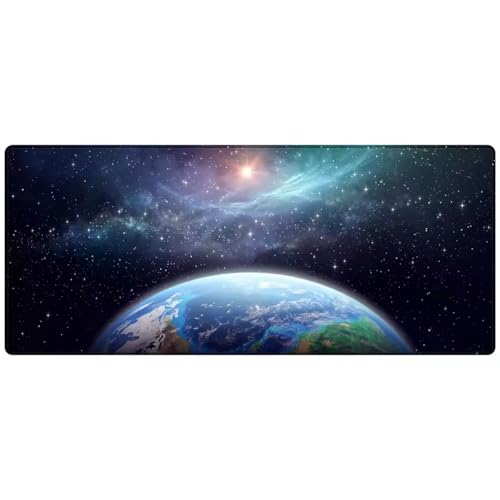 Gaming Mauspad Sternenerde, Mauspads XXL 700x400x2 mm, Tischunterlage Large Size mit rutschfeste Gummibasis Mousepad Groß für PC, Office, Laptop Gaming Mauspad Sternenerde, Mauspads XXL 700x400x2 mm, Tischunterlage Large Size mit rutschfeste Gummibasis Mousepad Groß für PC, Office, Laptop von TengYuer
