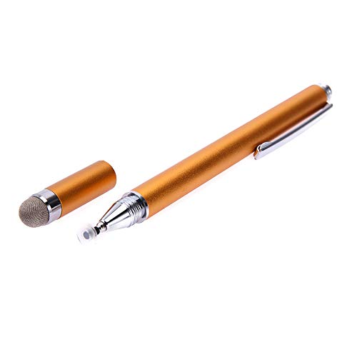 2 In 1 Stylus Pen für Smartphone Tablet Dick Dünn Zeichnung Kapazitiver Bleistift Universal Android Mobile Bildschirm Hinweis Touch Pen (Golden) von Tenglang